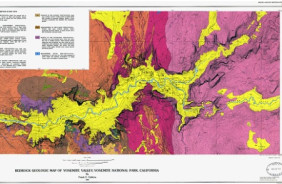 YOSEMITE VALLEY-BEDROCK GEOL, CA