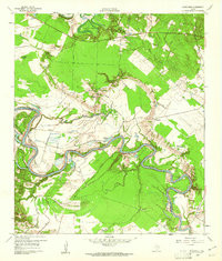 BLANCHARD, TX HISTORICAL MAP GEOPDF 7.5X