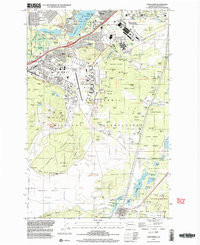 FORT LEWIS, WA HISTORICAL MAP GEOPDF 7.5