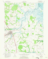 SMYRNA, DE HISTORICAL MAP GEOPDF 7.5X7.5