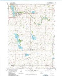 BROWNTON, MN HISTORICAL MAP GEOPDF 7.5X7