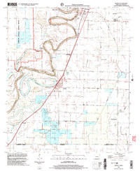 WILMOT, AR-LA HISTORICAL MAP GEOPDF 7.5X