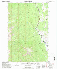 GLENN CREEK, MT HISTORICAL MAP GEOPDF 7.