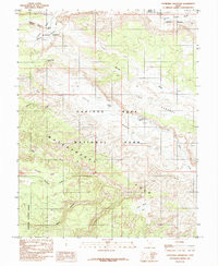 CATHEDRAL MOUNTAIN, UT HISTORICAL MAP GE