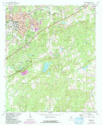 AUBURN, AL HISTORICAL MAP GEOPDF 7.5X7.5