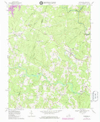 BEAVERDAM, VA HISTORICAL MAP GEOPDF 7.5X