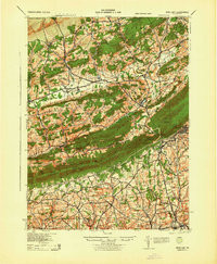 WIND GAP, PA HISTORICAL MAP GEOPDF 15X15