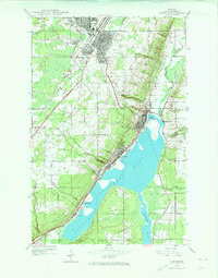 LAURIUM, MI HISTORICAL MAP GEOPDF 7.5X7.