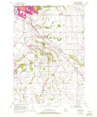 BELLEVUE, WI HISTORICAL MAP GEOPDF 7.5X7
