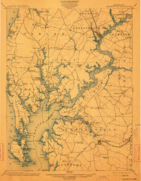 CHESTERTOWN, MD HISTORICAL MAP GEOPDF 15