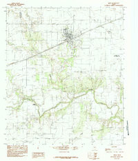 MILES, TX HISTORICAL MAP GEOPDF 7.5X7.5