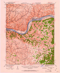 SPRINGDALE, KY-OH HISTORICAL MAP GEOPDF