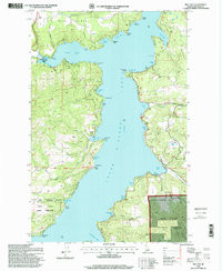 MICA BAY, ID HISTORICAL MAP GEOPDF 7.5X7