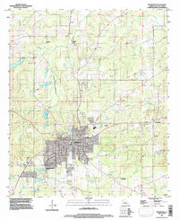 MANSFIELD, LA HISTORICAL MAP GEOPDF 7.5X