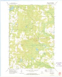 MOUNT TOM, WI HISTORICAL MAP GEOPDF 7.5X