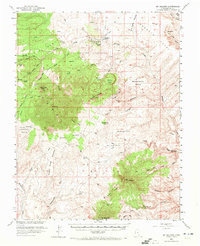MOUNT HILLERS, UT HISTORICAL MAP GEOPDF