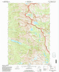 MOUNT CALOWAHCAN, MT HISTORICAL MAP GEOP