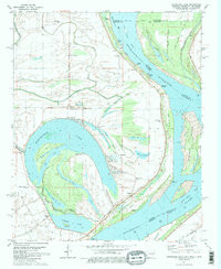 HORSESHOE LAKE, AR-MS-TN HISTORICAL MAP