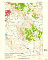 MERRILL, OR-CA HISTORICAL MAP GEOPDF 15X