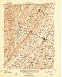 BROADWAY, VA HISTORICAL MAP GEOPDF 15X15