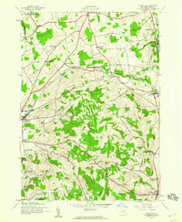 CASSVILLE, NY HISTORICAL MAP GEOPDF 7.5X