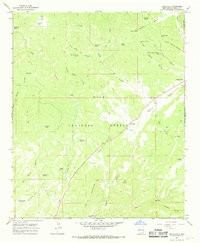 CRUZVILLE, NM HISTORICAL MAP GEOPDF 7.5X