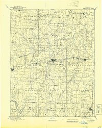 WARRENSBURG, MO HISTORICAL MAP GEOPDF 30