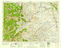 CODY, WY-MT HISTORICAL MAP GEOPDF 1X2 GR
