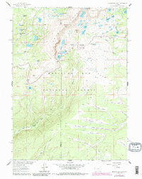 MEDICINE BOW PEAK, WY HISTORICAL MAP GEO