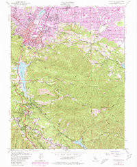 LOS GATOS, CA HISTORICAL MAP GEOPDF 7.5X