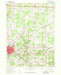 RAVENNA, OH HISTORICAL MAP GEOPDF 7.5X7.