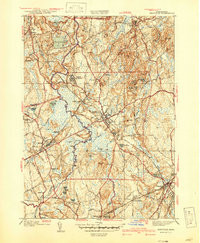 MEDFIELD, MA HISTORICAL MAP GEOPDF 7.5X7