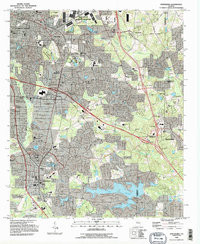 JONESBORO, GA HISTORICAL MAP GEOPDF 7.5X