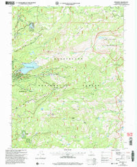 PINECREST, CA HISTORICAL MAP GEOPDF 7.5X