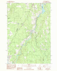 BURNHAM, ME HISTORICAL MAP GEOPDF 7.5X7.