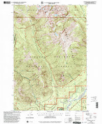 TATOOSH LAKES, WA HISTORICAL MAP GEOPDF