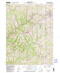 VALLEY GROVE, WV-PA HISTORICAL MAP GEOPD