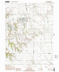 WAVERLY, IL HISTORICAL MAP GEOPDF 7.5X7.