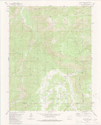 CURLEY PEAK, CO HISTORICAL MAP GEOPDF 7.