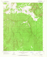 GALLINA, NM HISTORICAL MAP GEOPDF 7.5X7.
