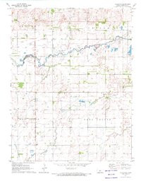 HUDSON SE, KS HISTORICAL MAP GEOPDF 7.5X