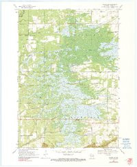 COLOMA SW, WI HISTORICAL MAP GEOPDF 7.5X