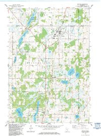 BRAHAM, MN HISTORICAL MAP GEOPDF 7.5X7.5