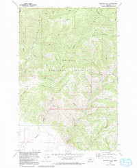 HELLGATE GULCH, MT HISTORICAL MAP GEOPDF