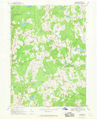 GALILEE, PA HISTORICAL MAP GEOPDF 7.5X7.