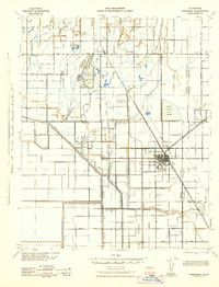 CORCORAN, CA HISTORICAL MAP GEOPDF 15X15