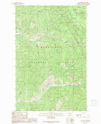 VAN CREEK, WA HISTORICAL MAP GEOPDF 7.5X