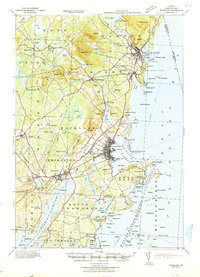 ROCKLAND, ME HISTORICAL MAP GEOPDF 15X15