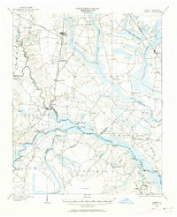 AYDEN, NC HISTORICAL MAP GEOPDF 15X15 GR