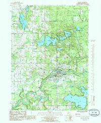 NEWAYGO, MI HISTORICAL MAP GEOPDF 7.5X7.